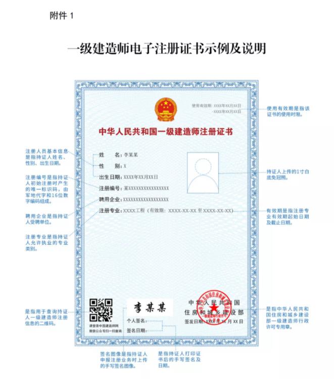 一級建造師實(shí)行電子證書，明年開始紙質(zhì)證書作廢